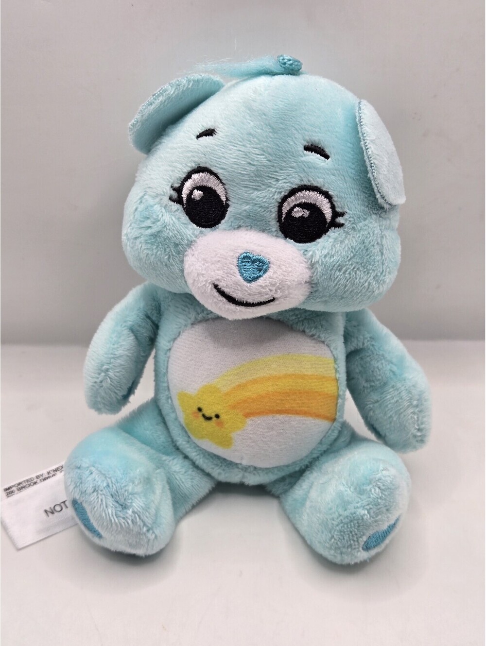 Care Bears 2022 Unlock The Magic 8" Wish Bear Plush Stuffed Star Toy Blue Yellow